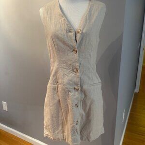 Abercrombie & Fitch  Linen Sleeveless Dress Size XS